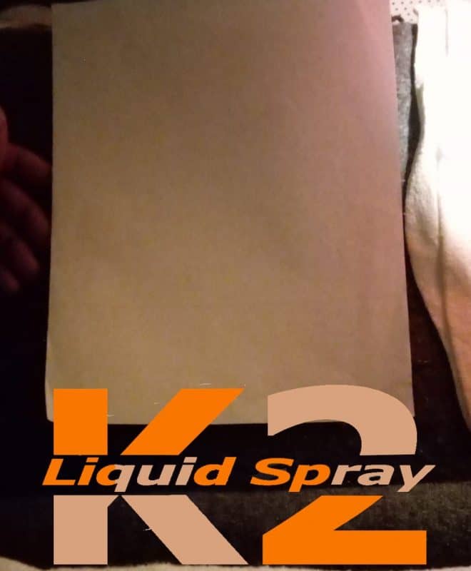 liquid k2 spray on paper